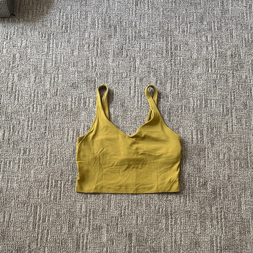 Lululemon Athletica Mustard Tank Top